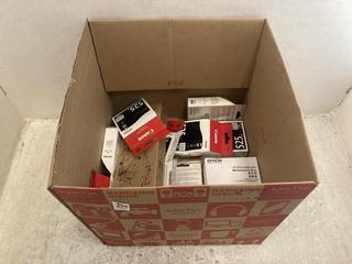Lot 635  
            Chesterfield SR47 - Parcel Delivery Only 

                
12 X ASSORTED INK CARTRIDGES TO INCLUDE CANON 525 BLACK INK TANK (LOCATION: C1)