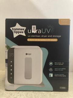 Lot 642  
            Chesterfield SR47 - Parcel Delivery Only 
                
TOMMEE TIPPEE ULTRA UV STERILISER ORIGINAL RRP £149 (LOCATION: C1)