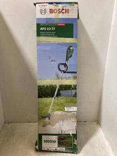 Lot 656  
            Chesterfield SR47 - Parcel Delivery Only 

                
BOSCH CORDED BRUSHCUTTER - MODEL NO. AFS 23-37 ORIGINAL RRP £152 (LOCATION: C2)