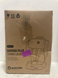 Lot 685  
            Chesterfield SR47 - Parcel Delivery Only 

                
MAXI COSI NOMAD PLUS TODDLER CAR SEAT ORIGINAL RRP £149 (LOCATION: C3)