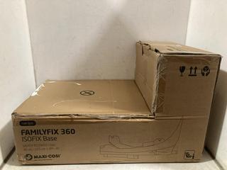 Lot 698  
            Chesterfield SR47 - Parcel Delivery Only 

                
MAXI-COSI FAMILYFIX 360 ISOFIX BASE 40-105CM. (LOCATION: C4)