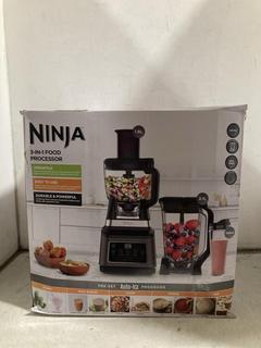 Lot 702  
            Chesterfield SR47 - Parcel Delivery Only 

                
NINJA 3-IN-1 FOOD PROCESSOR. (LOCATION: C4)