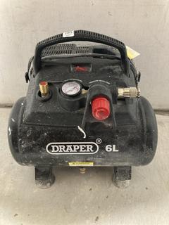 Lot 703  
            Chesterfield SR47 - Parcel Delivery Only 

                
DRAPER 6L OIL-FREE AIR COMPRESSOR. (LOCATION: C4)
