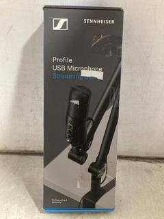 Lot 706  
            Chesterfield SR47 - Parcel Delivery Only 

                
SENNHEISER PROFILE USB MICROPHONE STREAMING SET. (LOCATION: C4)
