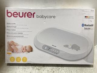 Lot 716  
            Chesterfield SR47 - Parcel Delivery Only 

                
BEURER BABY SCALE - MODEL NO. BY90 (LOCATION: C5)