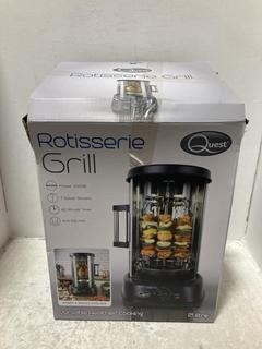 Lot 719  
            Chesterfield SR47 - Parcel Delivery Only 

                
QUEST ROTISSERIE GRILL (LOCATION: C5)