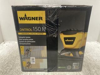 Lot 740  
            Chesterfield SR47 - Parcel Delivery Only 

                
WAGNER CONTROL 150M UNIVERSAL AIRLESS SPRAYER ORIGINAL RRP £349 (LOCATION: C6)