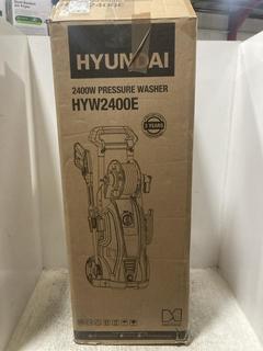 Lot 763  
            Chesterfield SR47 - Parcel Delivery Only 

                
HYUNDAI 2400W PRESSURE WASHER ORIGINAL RRP £180 - MODEL NO. HYW2400E (LOCATION: C7)