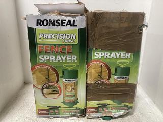 Lot 771  
            Chesterfield SR47 - Parcel Delivery Only 

                
2 X RONSEAL PRECISION FINISH FENCE SPRAYER (LOCATION: C7)