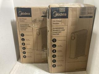 Lot 790  
            Chesterfield SR47 - Parcel Delivery Only 

                
2 X MIDEA OIL FILLED HEATER (LOCATION: C8)