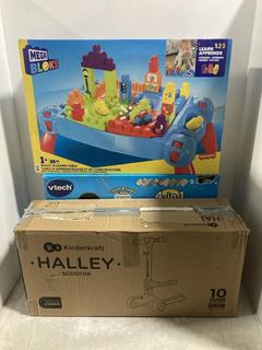 Lot 815  
            Chesterfield SR47 - Parcel Delivery Only 

                
3 X ASSORTED CHILDRENS TOYS TO INCLUDE MEGA BLOKS BUILD N LEARN TABLE (LOCATION: C8)