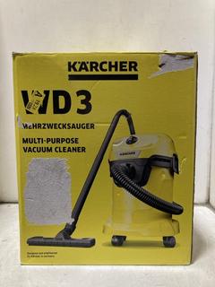 Lot 860  
            Chesterfield SR47 - Parcel Delivery Only 

                
KARCHER WD3 WET & DRY VACUUM. (LOCATION: C10)