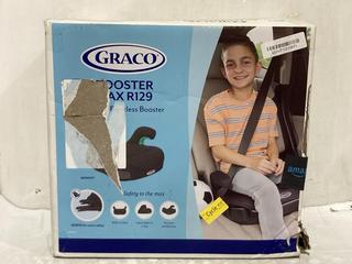 Lot 893  
            Chesterfield SR47 - Parcel Delivery Only 

                
GRACO BOOSTER MAX R129 ISOFIX BACKLESS BOOSTER. (LOCATION: C11)