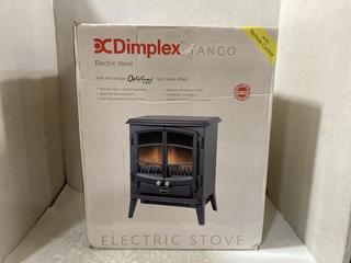Lot 922  
            Chesterfield SR47 - Parcel Delivery Only 

                
DIMPLEX TANGO ELECTRIC STOVE ORIGINAL RRP £240 (LOCATION: D1)