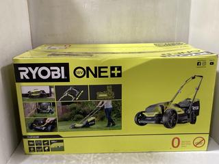 Lot 926  
            Chesterfield SR47 - Parcel Delivery Only 

                
RYOBI 18V 33CM CORDLESS LAWNMOWER ORIGINAL RRP £170 (LOCATION: D1)