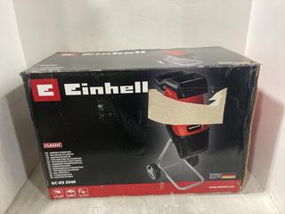 Lot 974  
            Chesterfield SR47 - Parcel Delivery Only 

                
EINHELL 2500W GARDEN SHREDDER ORIGINAL RRP £125 - MODEL NO. GC-KS 2540 (LOCATION:...