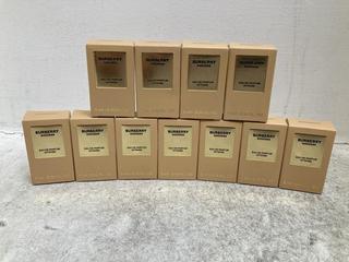 Lot 1002  
            Chesterfield SR46 - Parcel Delivery Only 

                
11 X BURBERRY GODDESS INTENSE PERFUME 5ML - MAKEUP BAG INCLUDED (LOCATION: E2)