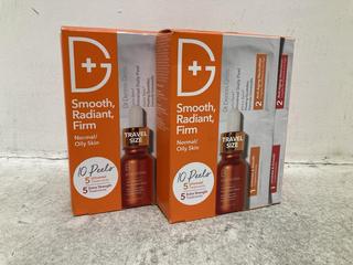 Lot 1014  
            Chesterfield SR46 - Parcel Delivery Only 

                
2 X DR DENNIS GROSS SMOOTH, RADIANT, FIRM SKIN CARE SET - VITAMIN FIRM & BRIGHTEN...