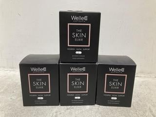 Lot 1022  
            Chesterfield SR46 - Parcel Delivery Only 

                
4 X 60 CAPSULE WELLE THE SKIN ELIXIR FOOD SUPPLEMENTS ( ITEMS MAYBE EXPIRED ) (LO...