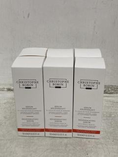 Lot 1066  
            Chesterfield SR46 - Parcel Delivery Only 

                
6 X CHRISTOPHE ROBIN REGENERATING SERUM 50ML - TOTAL LOT ORIGINAL RRP £240 (LOCAT...