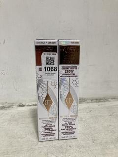 Lot 1068  
            Chesterfield SR46 - Parcel Delivery Only 

                
2 X CHARLOTTE TILBURY BEAUTIFUL SKIN FOUNDATION IN SHADE 12 NEUTRAL NEUTRE 30ML (...