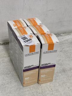 Lot 1069  
            Chesterfield SR46 - Parcel Delivery Only 

                
6 X LA ROCHE-POSAY PIGMENT CORRECT TINTED CREAM WITH SPF 50 + IN SHADE CLARO/LIGH...