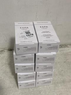 Lot 1078  
            Chesterfield SR46 - Parcel Delivery Only 

                
10 X ESPA ENERGISING PULSE POINT OIL 9ML (LOCATION: E2)