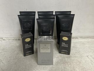 Lot 1123  
            Chesterfield SR46 - Parcel Delivery Only 

                
10 X ASSORTED MENS BEAUTY PRODUCTS TO INCLUDE DAVID BECKHAM INSTINCT AFTER SHAVE ...