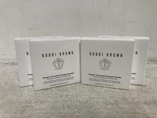 Lot 1140  
            Chesterfield SR46 - Parcel Delivery Only 

                
4 X BOBBI BROWN VITAMIN ENRICHED PRESSED POWDER IN SHADE PEACH - TOTAL LOT ORIGIN...