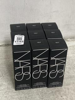 Lot 1145  
            Chesterfield SR46 - Parcel Delivery Only 

                
9 X NARS SOFT MATTE COMPLETE FOUNDATION IN SHADE LIGHT 4.5 VIENNA - TOTAL LOT ORI...