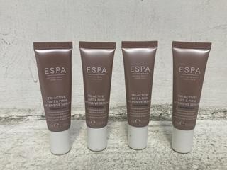 Lot 1157  
            Chesterfield SR46 - Parcel Delivery Only 

                
20 X ESPA TRI-ACTIVE LIFT & FIRM INTENSIVE SERUM 10ML (LOCATION: E3)