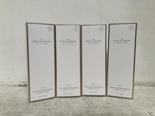 Lot 1185  
            Chesterfield SR46 - Parcel Delivery Only 

                
4 X RITUALS NAMASTE PURIFY VELVETY SMOOTH CLEANSING FOAM 125ML (LOCATION: E4)