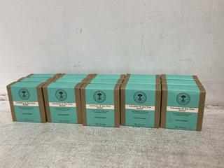 Lot 1254  
            Chesterfield SR46 - Parcel Delivery Only 

                
15 X NEALS YARD REMEDIES LAVENDER & TEA TREE SOAP BAR 100G - TOTAL LOT ORIGINAL R...