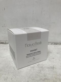 Lot 255  
            Chesterfield SR46 - Parcel Delivery Only 

                
NATURA BISSE INHIBIT TENSOLIFT NECK CREAM 50ML - ORIGINAL RRP £210 (LOCATION: C3)
