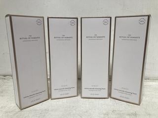 Lot 284  
            Chesterfield SR46 - Parcel Delivery Only 

                
4 X RITUALS NAMASTE PURIFY VELVETY SMOOTH CLEANSING FOAM 125ML (MAY BE PAST EXPIR...