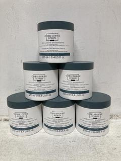Lot 303  
            Chesterfield SR46 - Parcel Delivery Only 

                
6 X CHRISTOPHE ROBIN CLEANSING THICKENING PASTE SHAMPOO FOR MEN 250ML - TOTAL LOT...