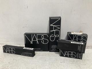 Lot 380  
            Chesterfield SR46 - Parcel Delivery Only 

                
6 X ASSORTED NARS BEAUTY PRODUCTS TO INCLUDE NARS SOFT VELVET LOOSE POWDER IN SHA...