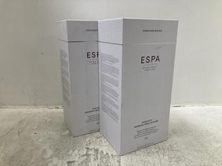 Lot 766  
            Chesterfield SR46 - Parcel Delivery Only 

                
2 X ESPA POSITIVITY AROMATIC REED DIFFUSER 200ML (LOCATION: D3)