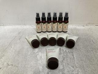 Lot 898  
            Chesterfield SR46 - Parcel Delivery Only 

                
12 X ASSORTED BEAUTY PRODUCTS TO INCLUDE AHAVA DEADSEA WATER MINERAL HAND CREAM 4...