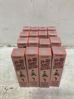 Lot 910  
            Chesterfield SR46 - Parcel Delivery Only 

                
15 X BENEFIT 24-HOUR BROW SETTER 2ML - TOTAL LOT ORIGINAL RRP £135 (LOCATION: E1)