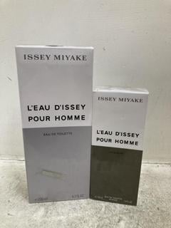Lot 998  
            Chesterfield SR46 - Parcel Delivery Only 

                
ISSEY MIYAKE L'EAU D'ISSEY POUR HOMME PERFUME 200ML TO INCLUDE ISSEY MIYAKE L'EAU...