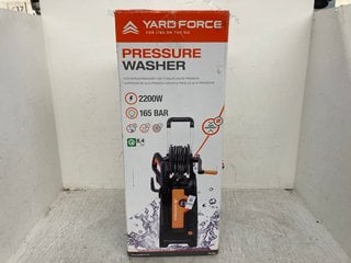 Lot 1000  
            Marchington SR12 - Parcel Delivery Only 

                
YARDFORCE PRESSURE WASHER: LOCATION - E15