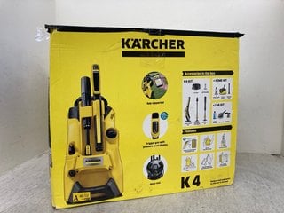 Lot 1001  
            Marchington SR12 - Parcel Delivery Only 

                
KARCHER K4 HIGH PRESSURE WASHER: LOCATION - E15