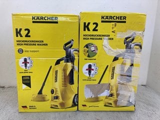Lot 1004  
            Marchington SR12 - Parcel Delivery Only 

                
2 X KARCHER K2 HIGH PRESSURE WASHERS: LOCATION - E15