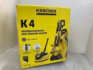 Lot 1006  
            Marchington SR12 - Parcel Delivery Only 

                
KARCHER K4 HIGH PRESSURE WASHER: LOCATION - E15