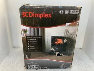 Lot 1009  
            Marchington SR12 - Parcel Delivery Only 

                
DIMPLEX ELECTRIC STOVE IN BLACK: LOCATION - E15