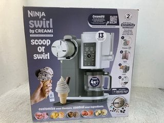 Lot 1013  
            Marchington SR12 - Parcel Delivery Only 

                
NINJA SWIRL BY CREAMI - ORIGINAL RRP: £350.00: LOCATION - E14