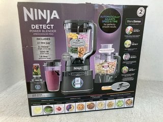 Lot 1014  
            Marchington SR12 - Parcel Delivery Only 

                
NINJA DETECT POWER BLENDER + PROCESSOR PRO - ORIGINAL RRP: £220.00: LOCATION - E14