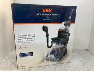 Lot 1022  
            Marchington SR12 - Parcel Delivery Only 

                
VAX SPINSCRUB POWER PLUS CARPET WASHER - ORIGINAL RRP: £249.99: LOCATION - E14