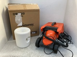 Lot 1029  
            Marchington SR12 - Parcel Delivery Only 

                
OUTSUNNY GAZEBO WEIGHTS IN WHITE TO INCLUDE FLYMO SIMPLIMOW 320: LOCATION - E13